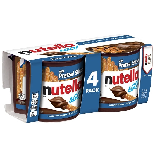 Nutella & Go Hazelnut Spread With Pretzels, 6 x 7.6 oz Case - DOT product image 3