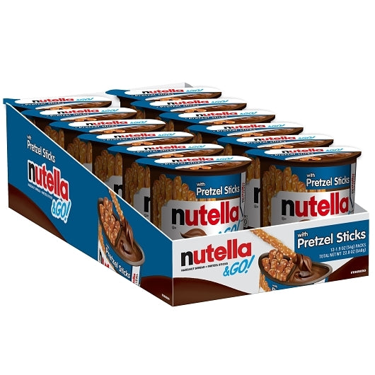 Nutella Hazelnut Spread With Pretzels, 4 x 12 x 1.9 oz Case - DOT product image 5