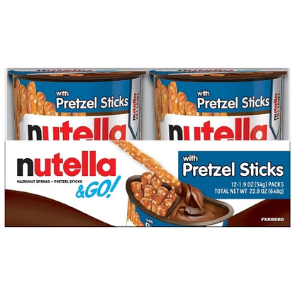 Nutella Hazelnut Spread With Pretzels, 4 x 12 x 1.9 oz Case - DOT product image 3