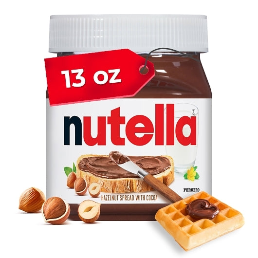 Nutella Creamy Chocolate Hazelnut Spread With Cocoa, 1 x 60 ct Case - Candy & Confections