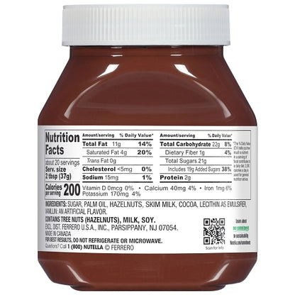 Nutella Hazelnut Spread Jar, 12 x 26.5 oz Case - DOT product image 5