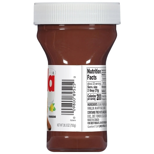 Nutella Hazelnut Spread Jar, 12 x 26.5 oz Case - DOT product image 3