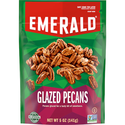 Emerald Pecans Glazed, 6 x 5 oz Case - Nuts & Seeds