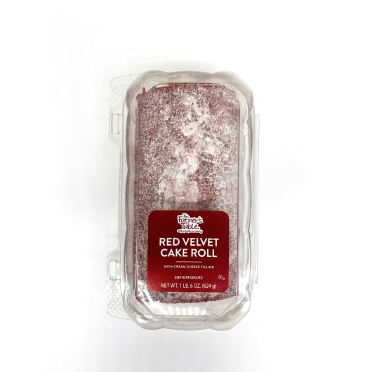 The Father's Table Red Velvet Cake Roll With Cream Cheese Filling, 12 x 22 oz Case - Bakery & Desserts