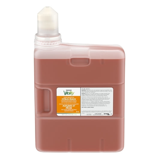 Vitality Citrus Peach Concentrate, 3 x 33.777 fl oz Case - Beverages