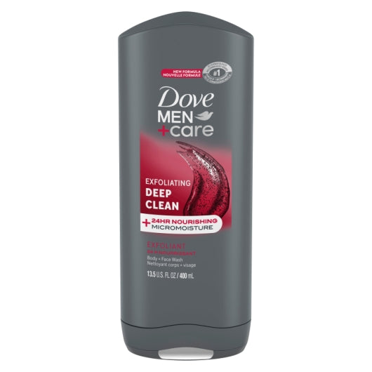 Uniliver Dove Mens Men+Care Aqua Body And Face Wash, 6 x 13.5 fl oz Case - Front/center packaged product image