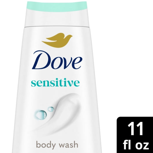 Dove Sensitive Skin Body Wash, 6 x 11 fl oz Case - Health & Personal Care