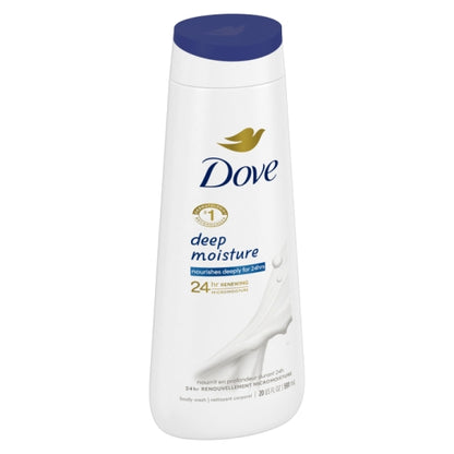 Dove Deep Moisture Body Wash, 4 x 20 fl oz Case - DOT product image 2