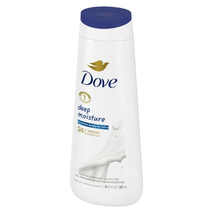 Dove Deep Moisture Body Wash, 4 x 20 fl oz Case - DOT product image 3