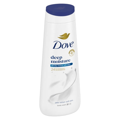 Dove Deep Moisture Body Wash, 4 x 20 fl oz Case - DOT product image 5