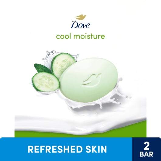 Dove Bar Soap Cool Moisture, 12 x 7.5 oz Case - Nutrition facts label
