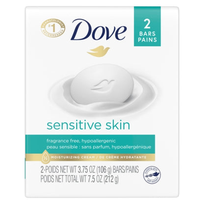 Dove Bar Soap Sensitive Skin, 12 x 7.5 oz Case - DOT product image 3