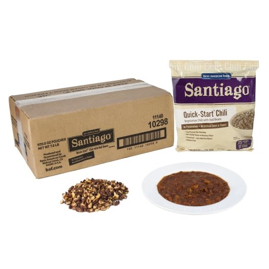 BAF Santiago QUICK START HOMESTYLE Chili POUCH, 6 x 20.8 oz Case - DOT product image 7