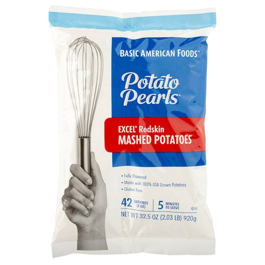 Baf Potato Pearl Excel Redskin Mashed Potatoes, 8 x 32.5 oz Case - Prepared Foods