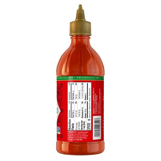 Tabasco Sriracha Hot Sauce Bottle, 6 x 20 oz Case - DOT product image 7