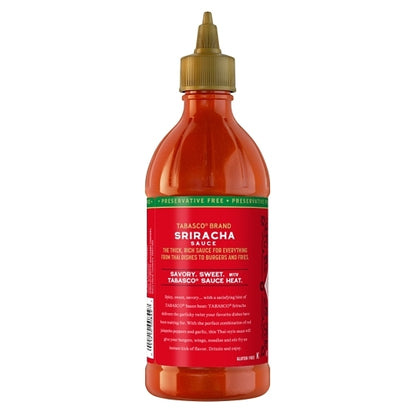 Tabasco Sriracha Hot Sauce Bottle, 6 x 20 oz Case - DOT product image 8
