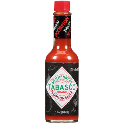 Tabasco Scorpion Sauce Retail Bottle, 12 x 5 fl oz Case - Condiments & Sauces