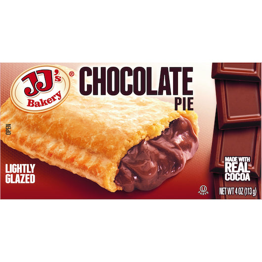 JJs Bakery Chocolate Pie Master Case, 4 x 12 x 4 oz Case - DOT product image 6