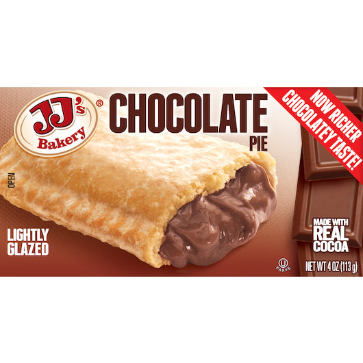 JJs Bakery Chocolate Pie Master Case, 4 x 12 x 4 oz Case - DOT product image 8