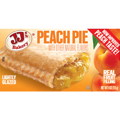 JJs Bakery Peach Pie, 4 x 12 x 4 oz Case - DOT product image 5