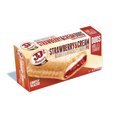 JJs Bakery Strawberry & Cream Pie, 4 x 12 x 4 oz Case - Bakery & Desserts