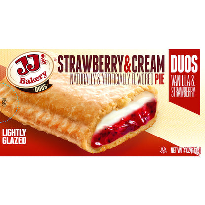 JJs Bakery Strawberry & Cream Pie, 4 x 12 x 4 oz Case - DOT product image 3