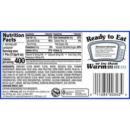 JJ's Bakery BLUEBERRY Pie, 4 x 12 x 4 oz Case - DOT product image 3