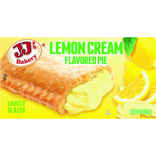 JJ's Bakery LEMON CREAM PIE SHRINK WRAP, 4 x 12 x 4 oz Case - DOT product image 3