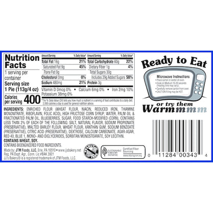 JJ's Bakery BLUEBERRY Pie, 4 x 12 x 4 oz Case - DOT product image 8