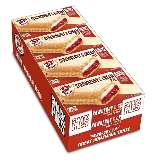 JJs Bakery Strawberry & Cream Pie, 4 x 12 x 4 oz Case - DOT product image 4