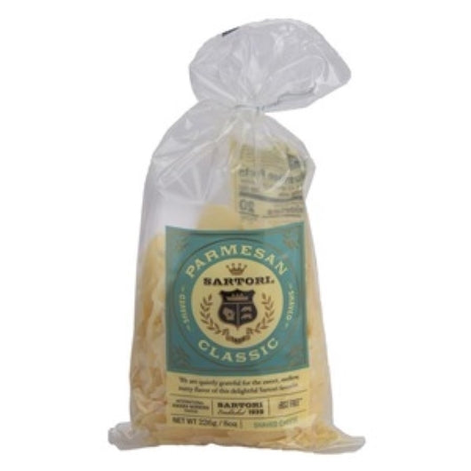 Sartori Parmesan Shaved Cheese, 16 x 7 oz Case - Cheese & Dairy