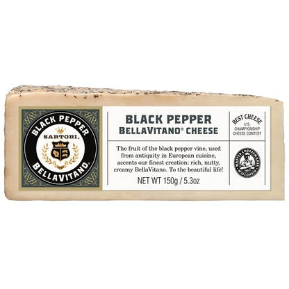 Sartori Black Pepper Bellavitano Cheese, 12 x 5.3 oz Case - DOT product image 2