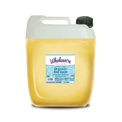 Wholesome Live Sweetly Organic Agave Extra Light Blue, 1 x 5 GA Case - Alternate product angle or state