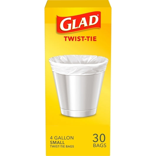 Glad GARBAGE BAG FLAT TOP SMALL, 6 x 30 ct Case - DOT product image 5