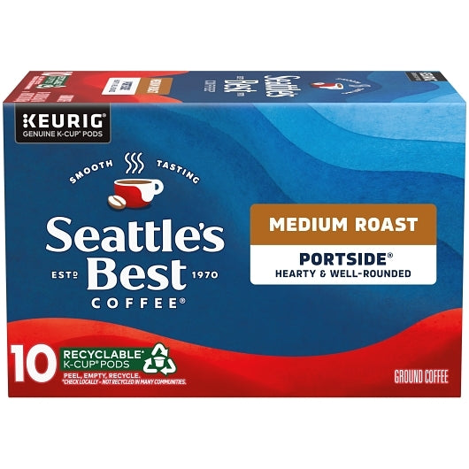 Seattle's Best Coffee Ground Portside Blend Coffee K-Cup, 6 x 3.7 oz Case - GS1 mobile-ready hero image