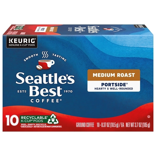 Seattle's Best Coffee Ground Portside Blend Coffee K-Cup, 6 x 3.7 oz Case - Coffee & Tea