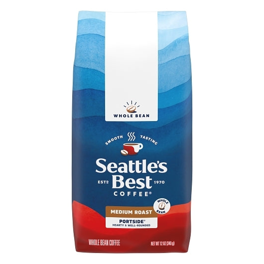 Seattle's Best Coffee Portside Blend Whole Bean Coffee, 6 x 12 oz Case - Coffee & Tea