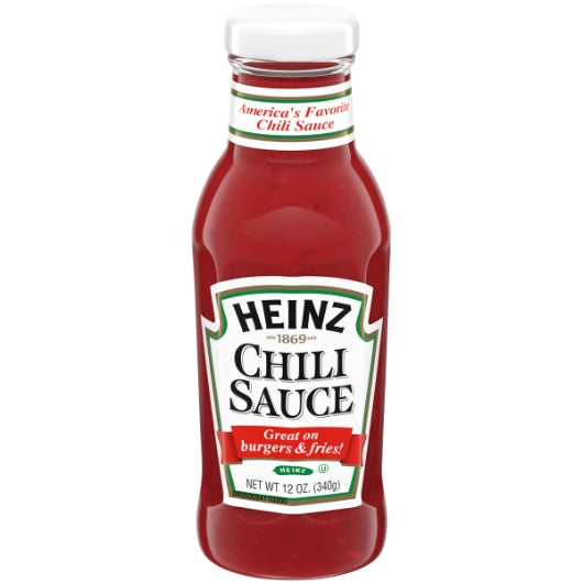 Heinz Chili Sauce, 12 x 340 GR Case - Condiments & Sauces
