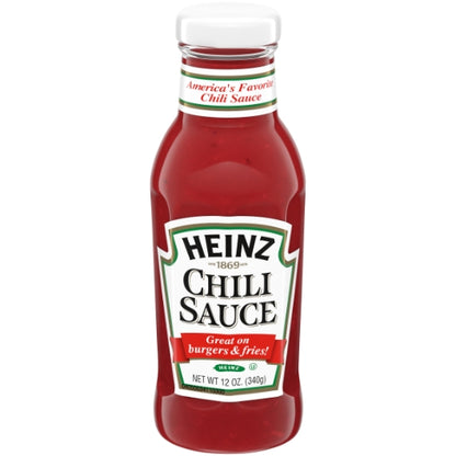 Heinz Chili Sauce, 12 x 340 GR Case - Condiments & Sauces