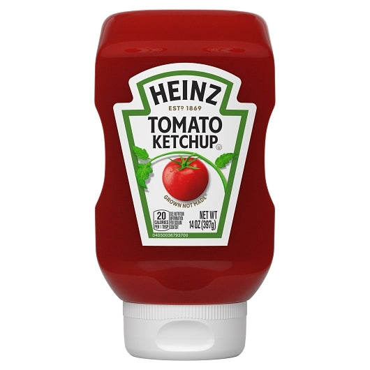 Heinz Stay Clean Upside Down Cap Tomato Ketchup Bottle, 16 x 14 oz Case - DOT product image 2