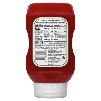 Heinz Stay Clean Upside Down Cap Tomato Ketchup Bottle, 16 x 14 oz Case - DOT product image 6