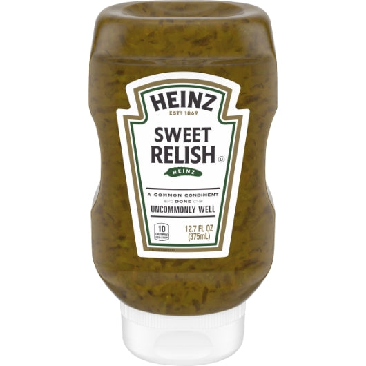 Heinz Easy Squeeze Sweet Relish Jar, 12 x 375 ML Case - Condiments & Sauces