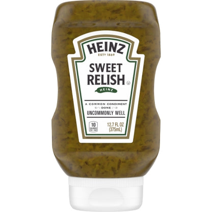 Heinz Easy Squeeze Sweet Relish Jar, 12 x 375 ML Case - DOT product image 2