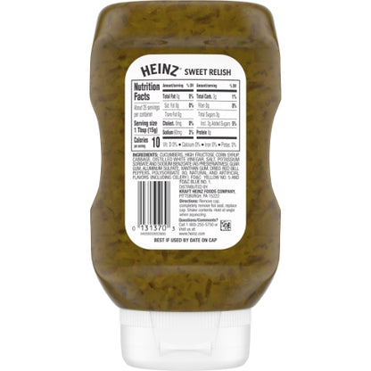 Heinz Easy Squeeze Sweet Relish Jar, 12 x 375 ML Case - DOT product image 5