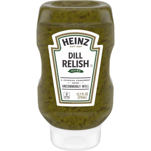 Heinz Easy Squeeze Dill Relish Jar, 12 x 375 ML Case - Condiments & Sauces