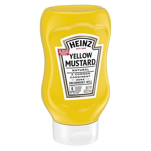 Heinz Yellow Mustard Bottle, 12 x 226 GR Case - DOT product image 6