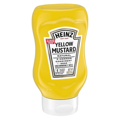 Heinz Yellow Mustard Bottle, 12 x 226 GR Case - DOT product image 6