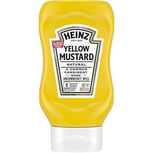 Heinz Yellow Mustard Bottle, 12 x 226 GR Case - DOT product image 3