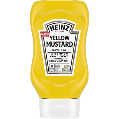 Heinz Yellow Mustard Bottle, 12 x 226 GR Case - DOT product image 3