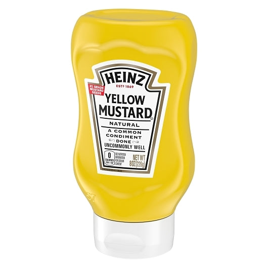 Heinz Yellow Mustard Bottle, 12 x 226 GR Case - DOT product image 7